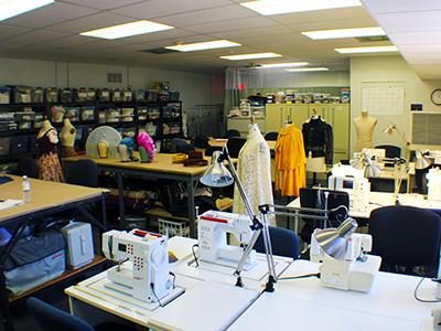 Costume making workspace